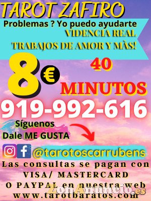 El tarot mas economico 30 minutos+10 minutos gratis